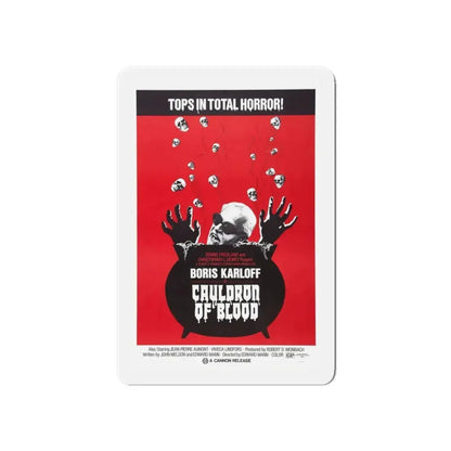 CAULDRON OF BLOOD 1971 Movie Poster - Refrigerator Magnet 6 Inch - The Sticker Space