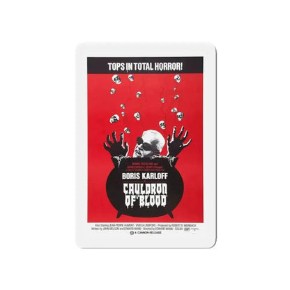 CAULDRON OF BLOOD 1971 Movie Poster - Refrigerator Magnet - The Sticker Space
