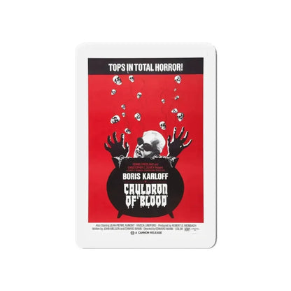 CAULDRON OF BLOOD 1971 Movie Poster - Refrigerator Magnet - The Sticker Space