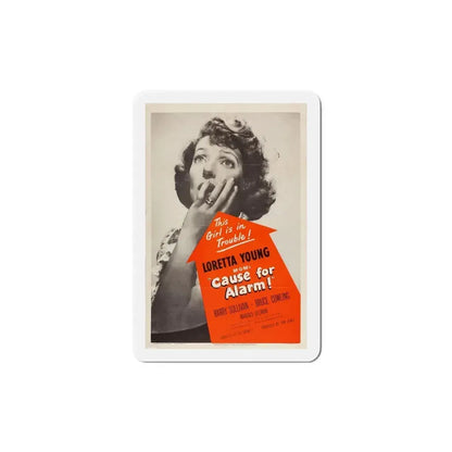 Cause for Alarm 1951 Movie Poster Refrigerator Magnet 6 Inch - The Sticker Space