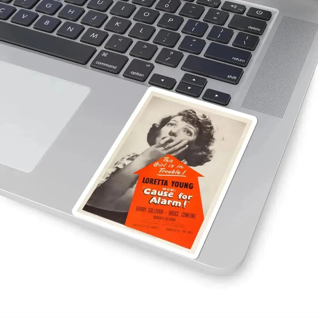 Cause for Alarm 1951 Movie Poster - STICKER Vinyl Kiss-Cut Decal - The Sticker Space