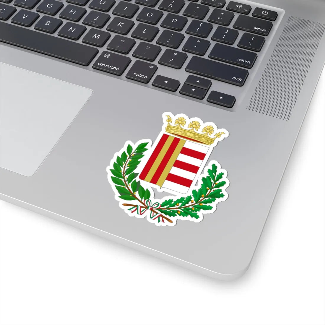 Cava de Tirreni SA-Stemma (Italy) (Coat of Arms) STICKER Vinyl Kiss-Cut Decal - The Sticker Space
