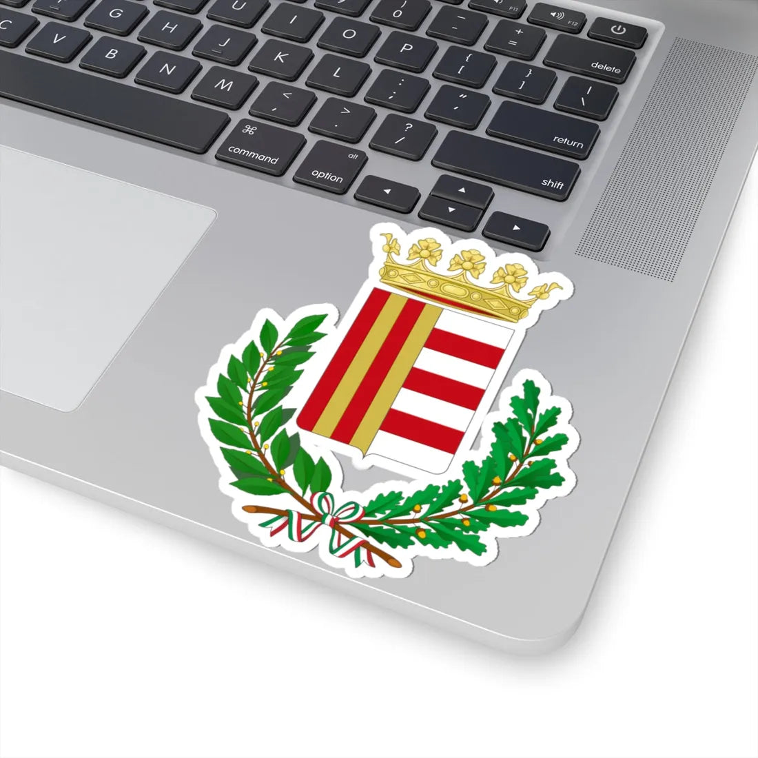 Cava de Tirreni SA-Stemma (Italy) (Coat of Arms) STICKER Vinyl Kiss-Cut Decal - The Sticker Space