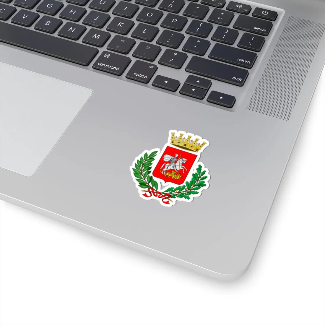 Cavallermaggiore-Stemma (Italy) (Coat of Arms) STICKER Vinyl Kiss-Cut Decal - The Sticker Space