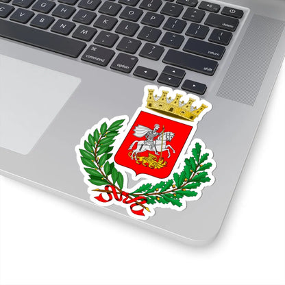 Cavallermaggiore-Stemma (Italy) (Coat of Arms) STICKER Vinyl Kiss-Cut Decal - The Sticker Space