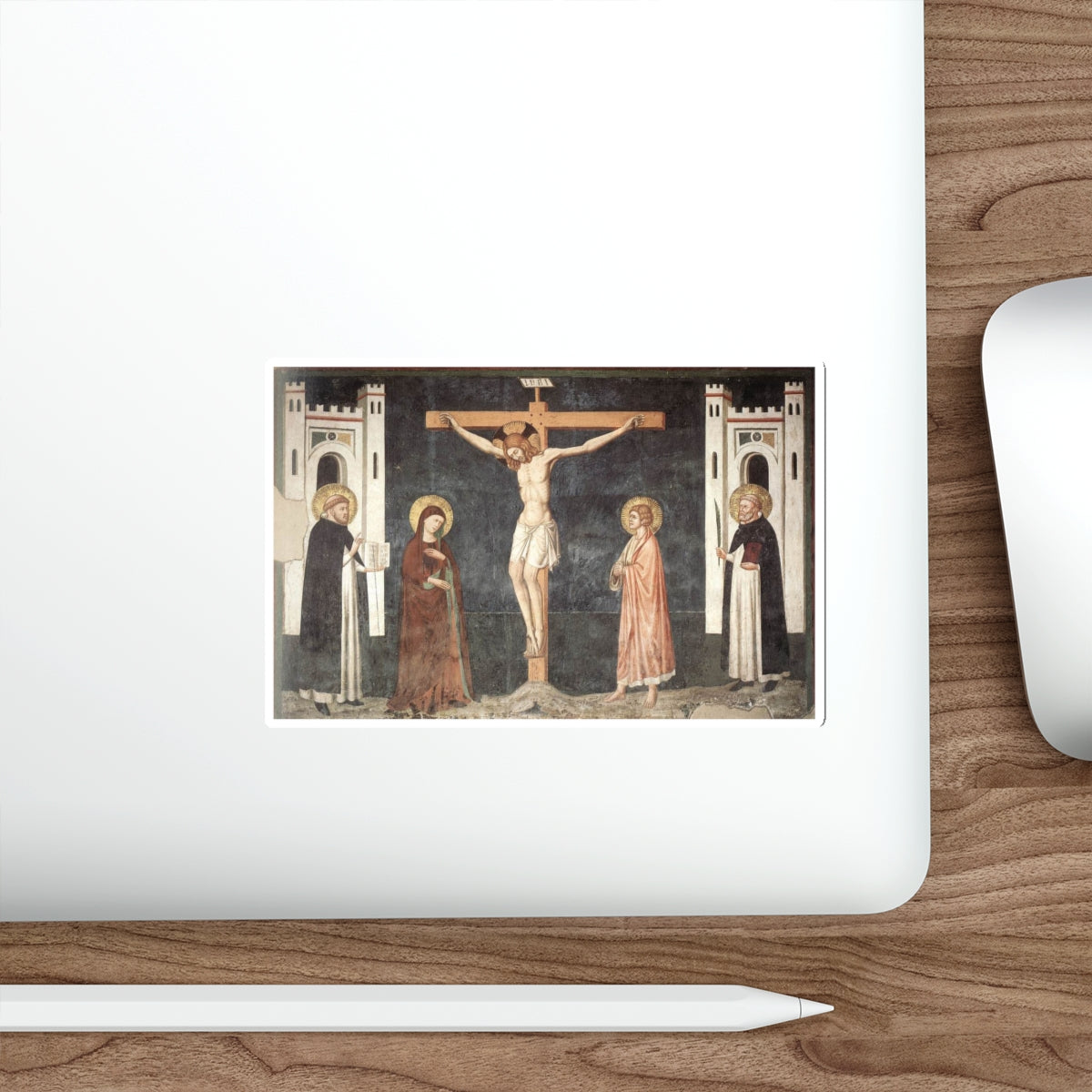 CAVALLINI, Pietro - Crucifixion (Artwork) STICKER Vinyl Die-Cut Decal-The Sticker Space