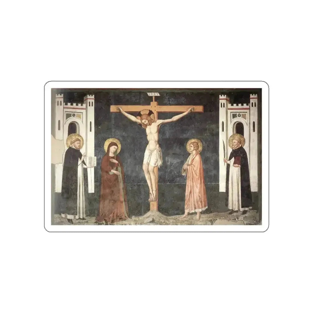 CAVALLINI, Pietro - Crucifixion (Artwork) STICKER Vinyl Die-Cut Decal - The Sticker Space