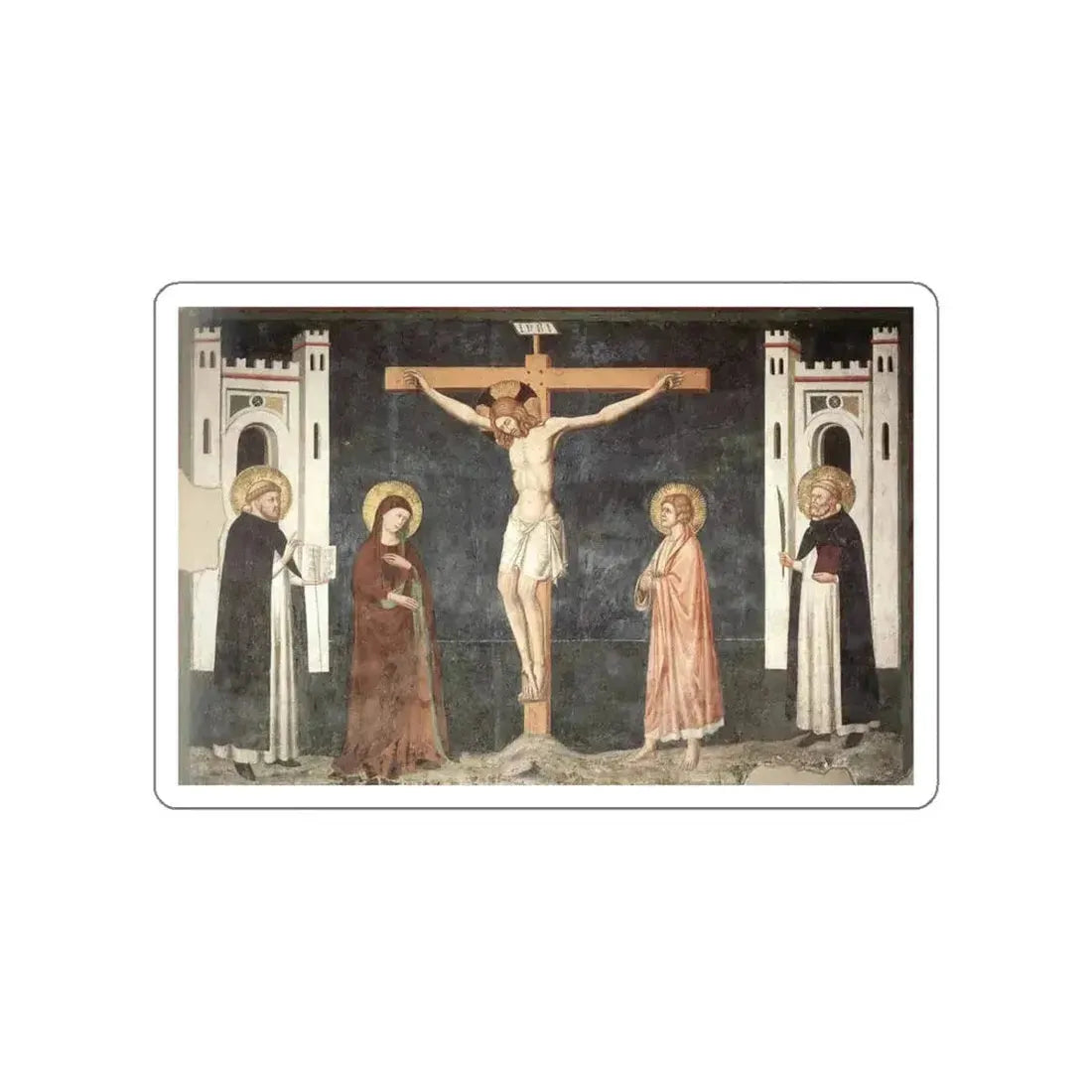 CAVALLINI, Pietro - Crucifixion (Artwork) STICKER Vinyl Die-Cut Decal - The Sticker Space