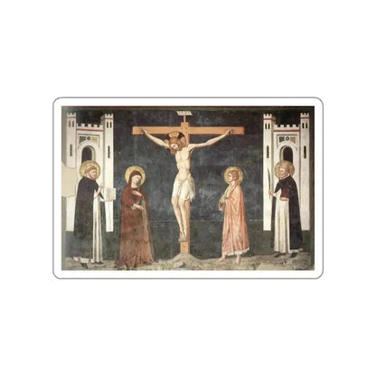 CAVALLINI, Pietro - Crucifixion (Artwork) STICKER Vinyl Die-Cut Decal White Die-Cut 3 Inch - The Sticker Space