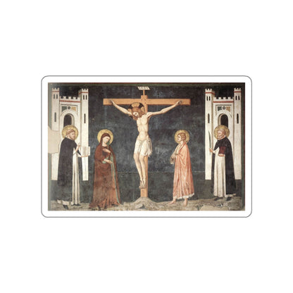 CAVALLINI, Pietro - Crucifixion (Artwork) STICKER Vinyl Die-Cut Decal-White-The Sticker Space