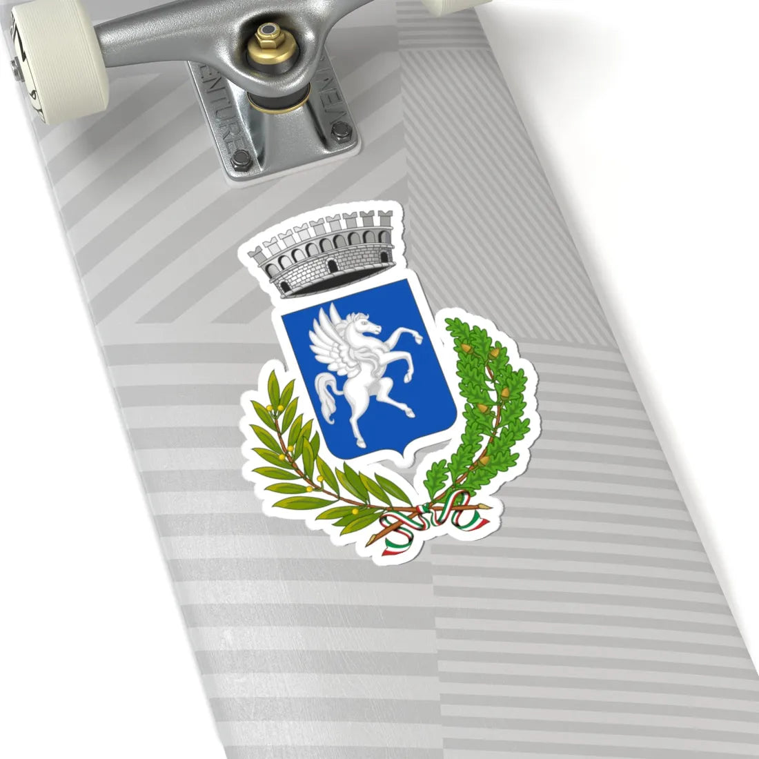 Cavallino Italia-Stemma (Italy) (Coat of Arms) STICKER Vinyl Kiss-Cut Decal - The Sticker Space