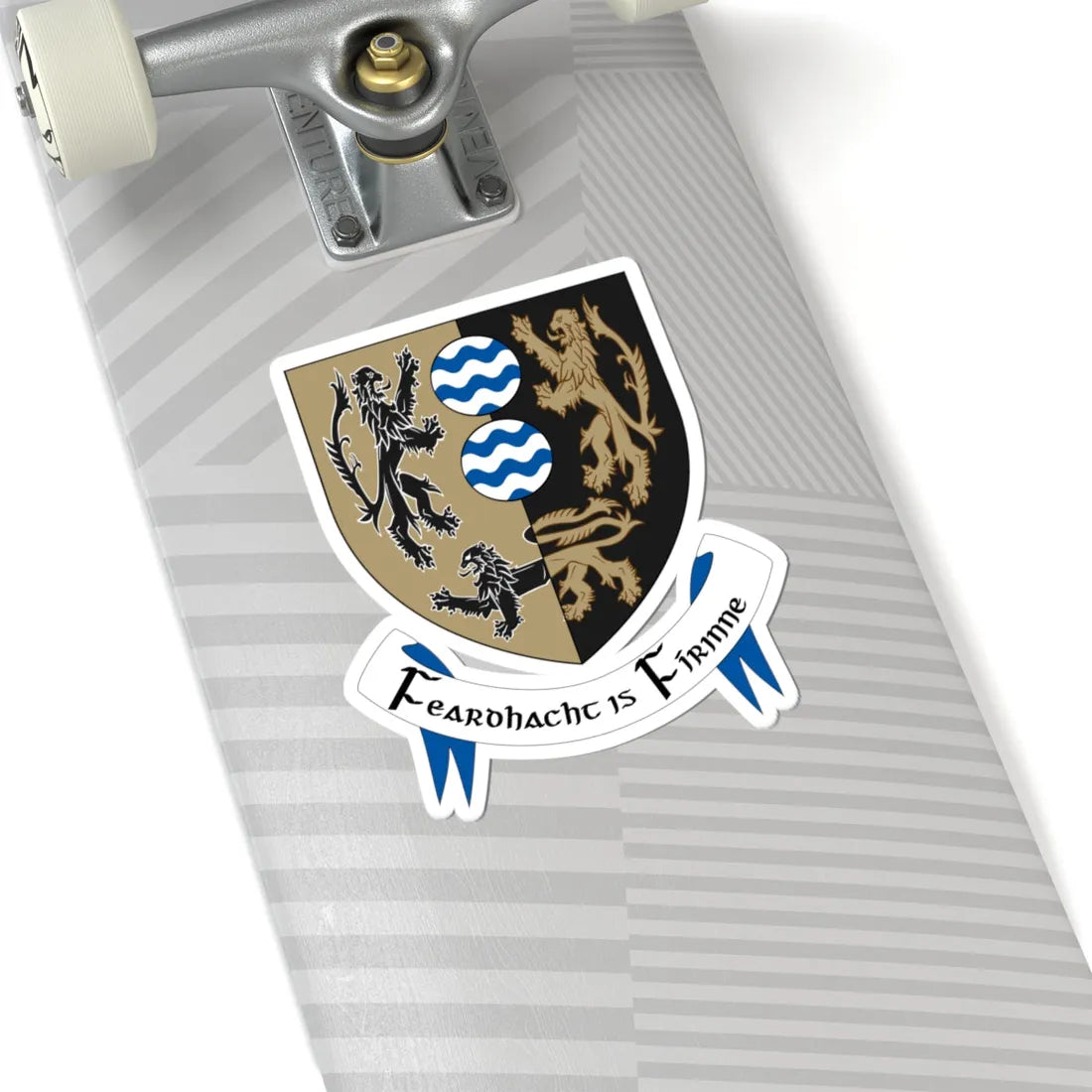 Cavan crest (Ireland) (Coat of Arms) STICKER Vinyl Kiss-Cut Decal - The Sticker Space