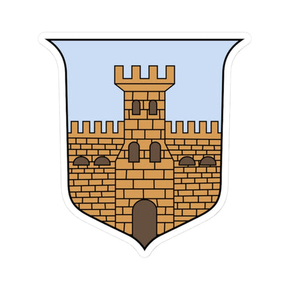 Cavarzere-Stemma (Italy) (Coat of Arms) STICKER Vinyl Kiss-Cut Decal 3 Inch White - The Sticker Space