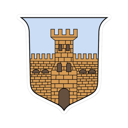 Cavarzere-Stemma (Italy) (Coat of Arms) STICKER Vinyl Kiss-Cut Decal 4 Inch White - The Sticker Space