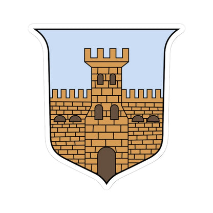 Cavarzere-Stemma (Italy) (Coat of Arms) STICKER Vinyl Kiss-Cut Decal 6 Inch White - The Sticker Space