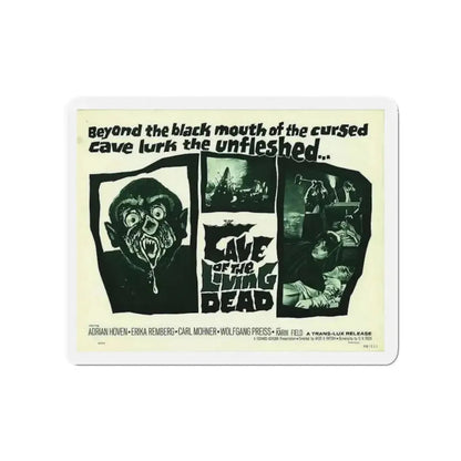 CAVE OF THE LIVING DEAD 1964 Movie Poster - Refrigerator Magnet - The Sticker Space
