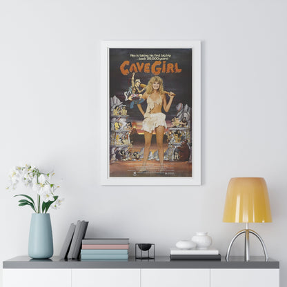 CAVEGIRL 1985 - Framed Movie Poster-The Sticker Space