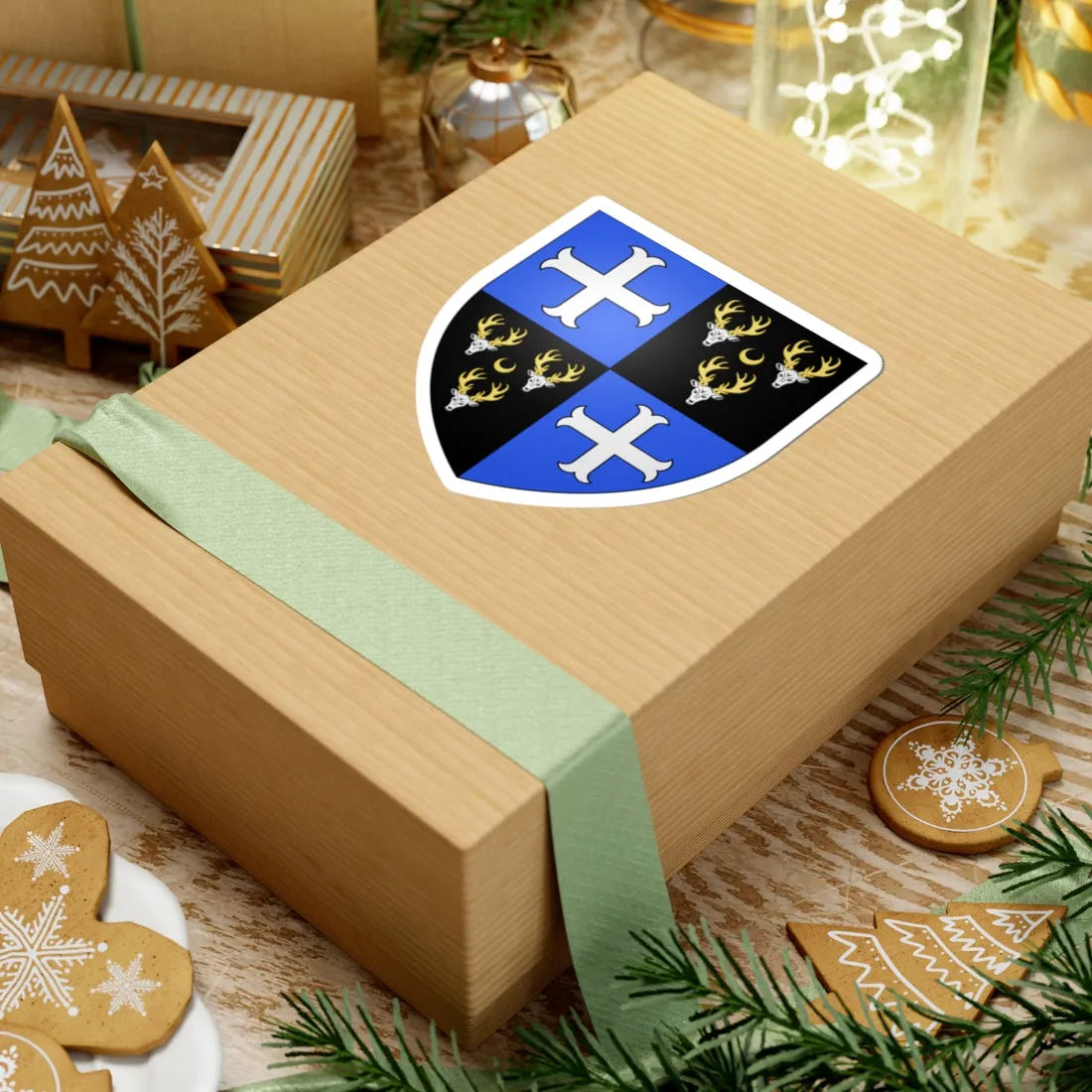 Cavendish-Bentinck arms (England) (Coat of Arms) STICKER Vinyl Kiss-Cut Decal - The Sticker Space