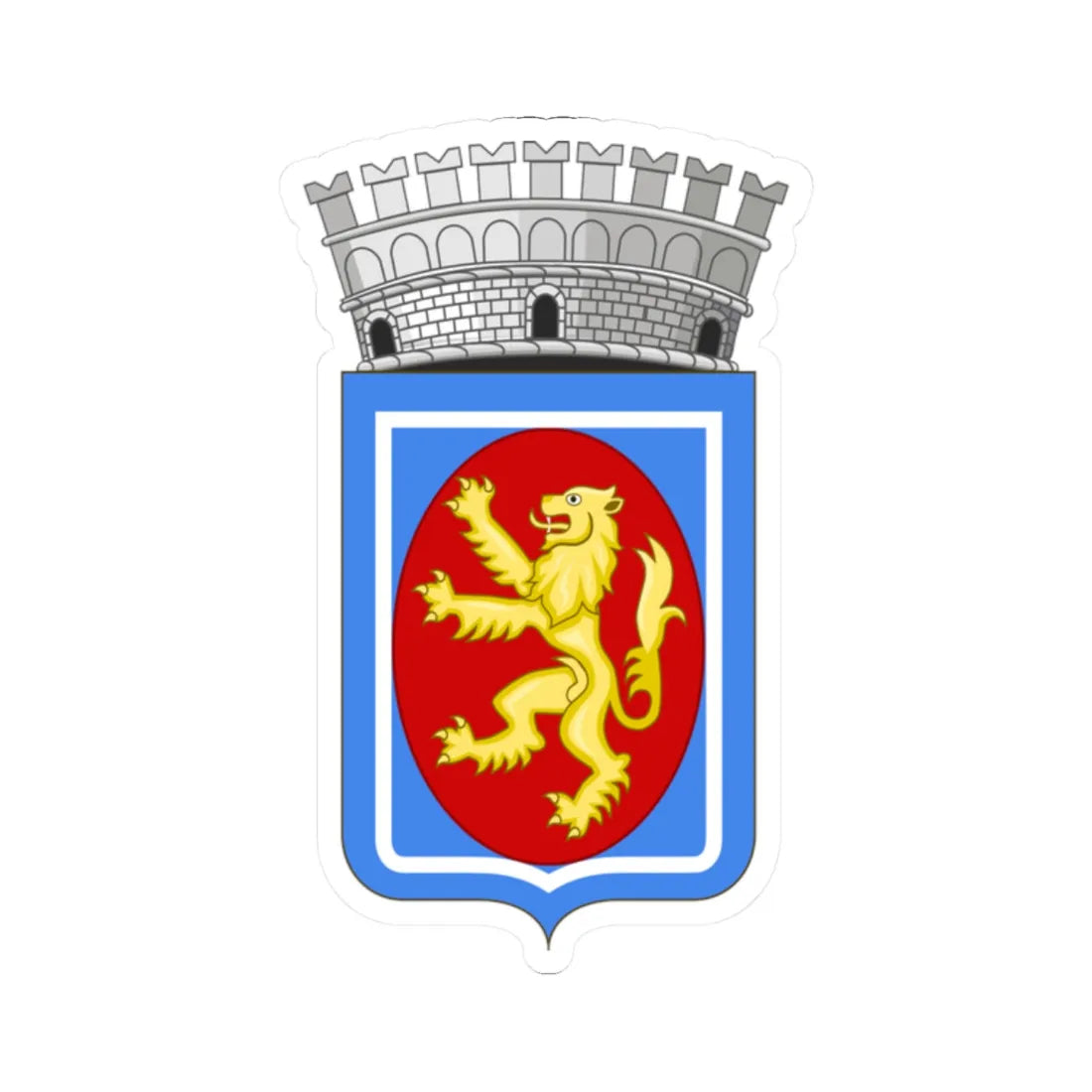 Cavriago-Stemma (Italy) (Coat of Arms) STICKER Vinyl Kiss-Cut Decal 2 Inch White - The Sticker Space