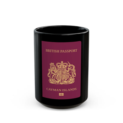 Cayman Islands Passport - Black Coffee Mug