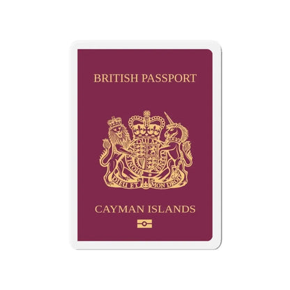 Cayman Islands Passport - Refrigerator Magnet 4 Inch - The Sticker Space