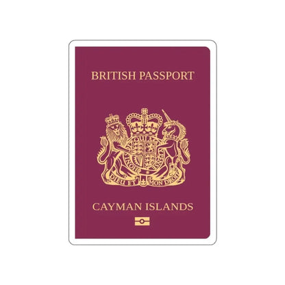 Cayman Islands Passport STICKER Vinyl Die-Cut Decal 3 Inch - The Sticker Space