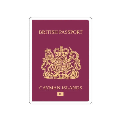 Cayman Islands Passport STICKER Vinyl Die-Cut Decal - The Sticker Space