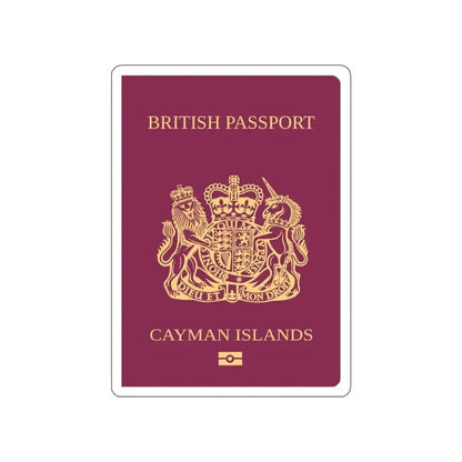 Cayman Islands Passport STICKER Vinyl Die-Cut Decal - The Sticker Space