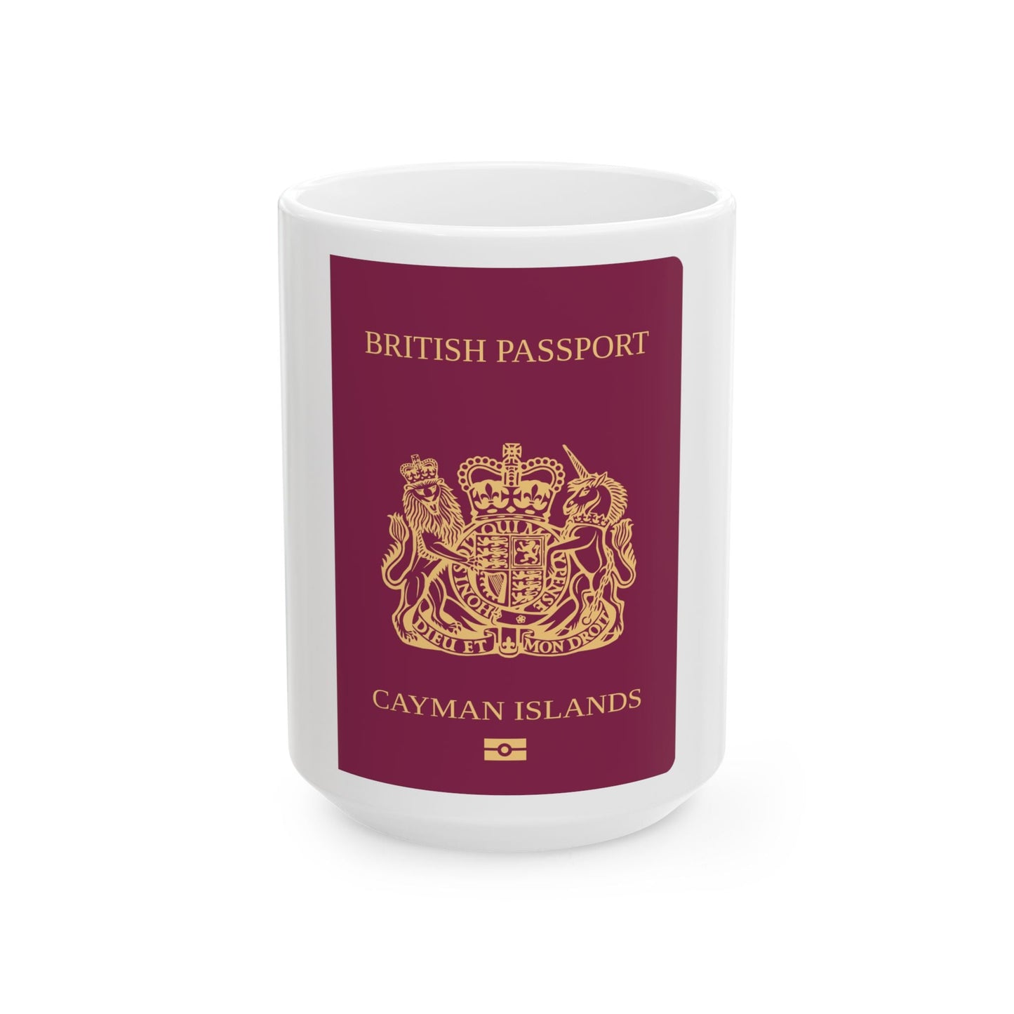 Cayman Islands Passport - White Coffee Mug