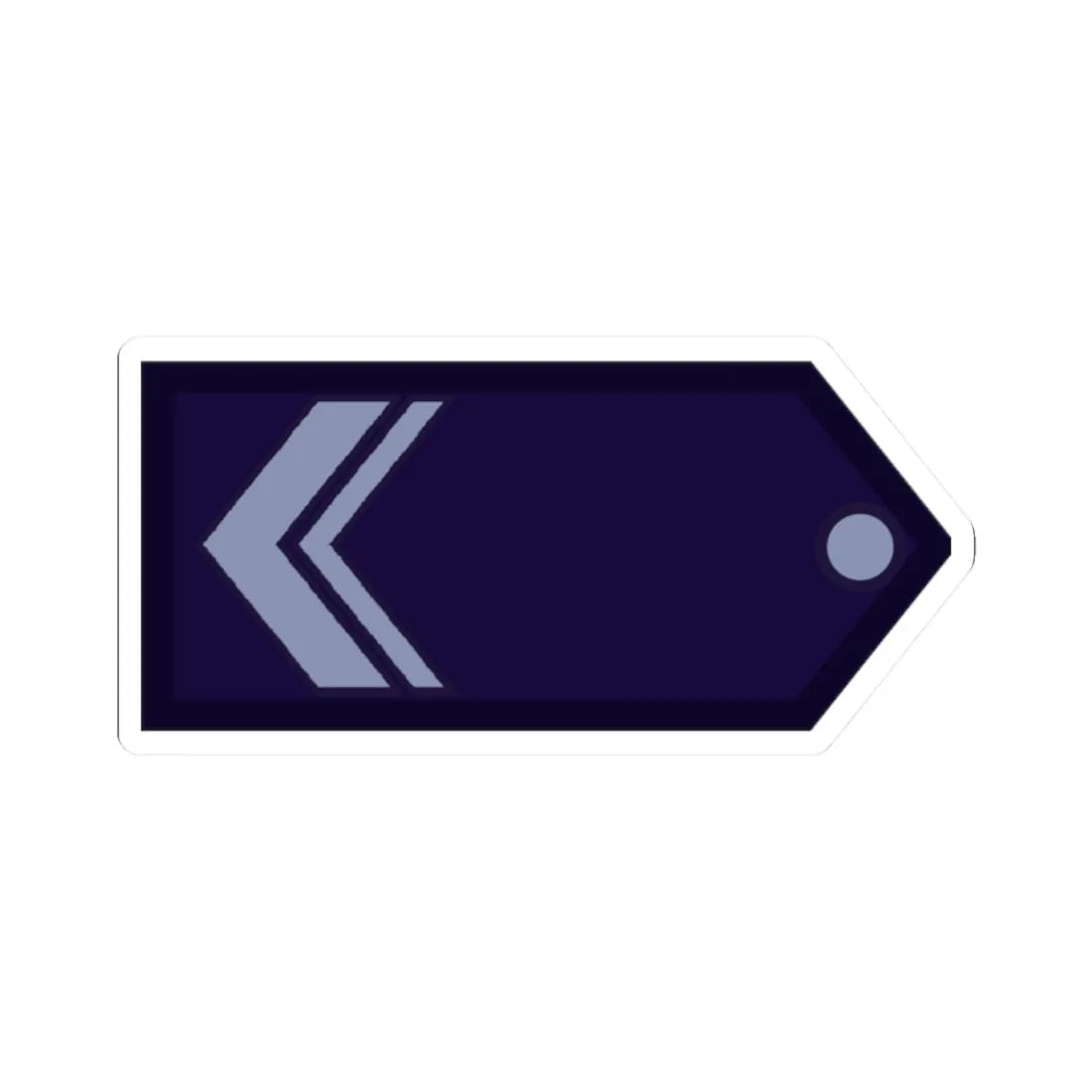 CB FAA (Argentina) (Military Rank) STICKER Vinyl Kiss-Cut Decal 2 Inch White - The Sticker Space
