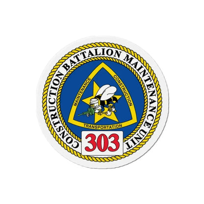 CBMU 303 (U.S. Navy) Refrigerator Magnet - The Sticker Space