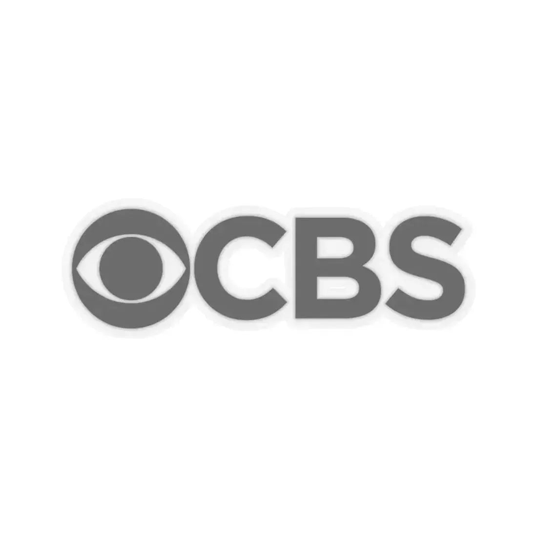 CBS (Columbia Broadcasting System) (new) (Logo) STICKER Vinyl Kiss-Cut Decal 4 Inch Transparent - The Sticker Space