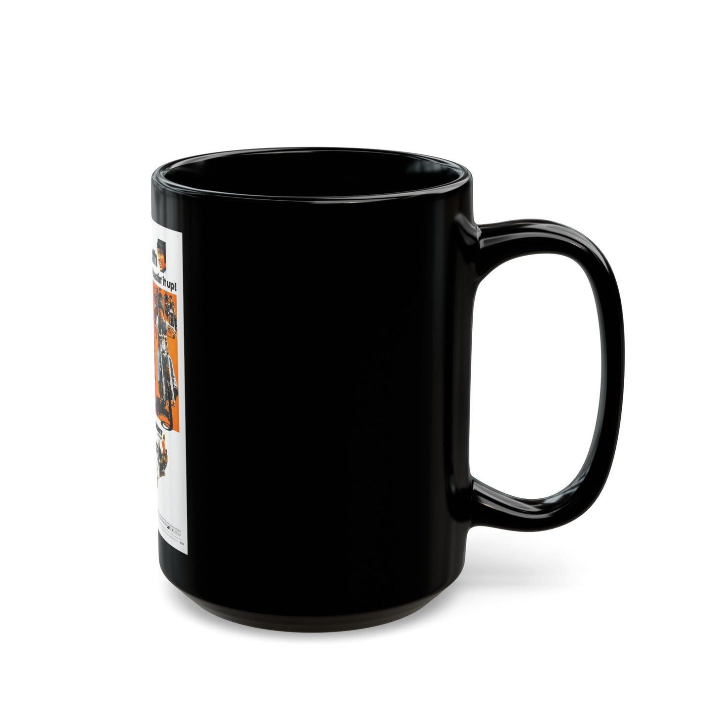 CC AND COMPANY 1970 Movie Poster - Black Coffee Mug-The Sticker Space