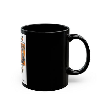 CC AND COMPANY 1970 Movie Poster - Black Coffee Mug-The Sticker Space