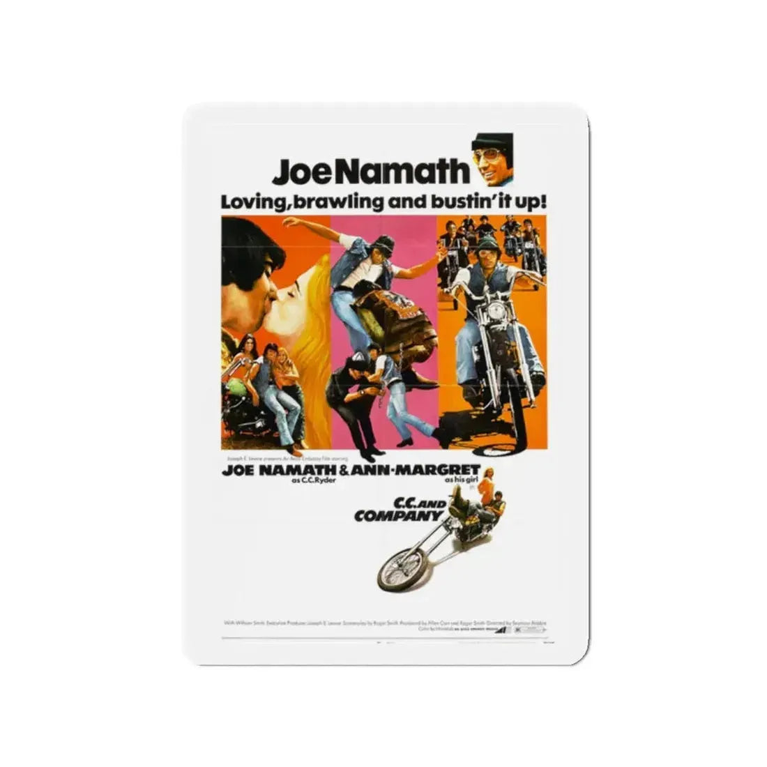 CC AND COMPANY 1970 Movie Poster - Refrigerator Magnet 2 Inch - The Sticker Space