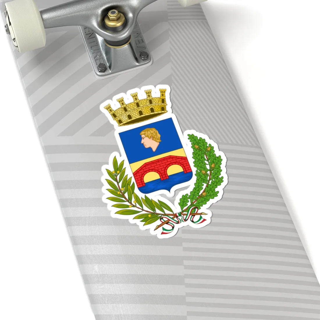 Cecina-Stemma (Italy) (Coat of Arms) STICKER Vinyl Kiss-Cut Decal - The Sticker Space