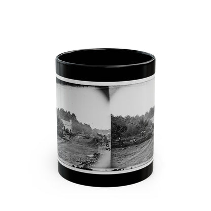 Cedar Mountain, Va. A Confederate Field Hospital (U.S. Civil War) Black Coffee Mug-11oz-The Sticker Space