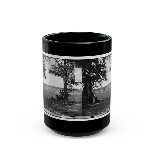 Cedar Mountain, Va. Battlefield Viewed From The West (U.S. Civil War) Black Coffee Mug