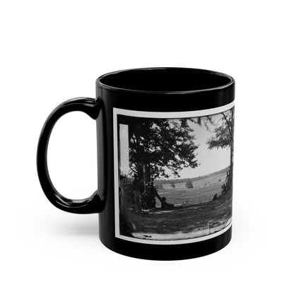 Cedar Mountain, Va. Battlefield Viewed From The West (U.S. Civil War) Black Coffee Mug