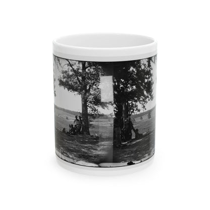 Cedar Mountain, Va. Battlefield Viewed From The West (U.S. Civil War) White Coffee Mug