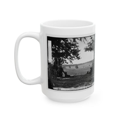 Cedar Mountain, Va. Battlefield Viewed From The West (U.S. Civil War) White Coffee Mug