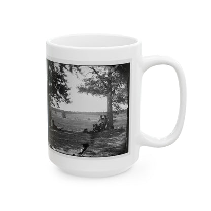 Cedar Mountain, Va. Battlefield Viewed From The West (U.S. Civil War) White Coffee Mug