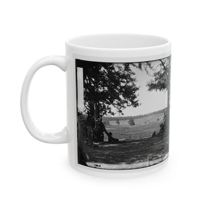 Cedar Mountain, Va. Battlefield Viewed From The West (U.S. Civil War) White Coffee Mug