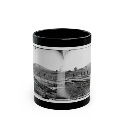 Cedar Mountain, Va. Union Graves On The Battlefield (U.S. Civil War) Black Coffee Mug