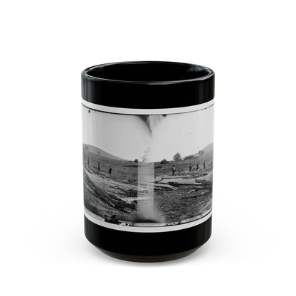 Cedar Mountain, Va. Union Graves On The Battlefield (U.S. Civil War) Black Coffee Mug