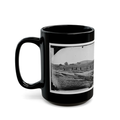 Cedar Mountain, Va. Union Graves On The Battlefield (U.S. Civil War) Black Coffee Mug