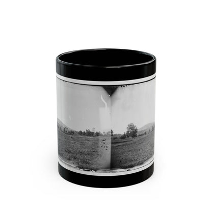 Cedar Mountain, Va. View Of Battlefield With The Mountain In The Distance (U.S. Civil War) Black Coffee Mug