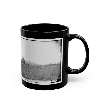 Cedar Mountain, Va. View Of Battlefield With The Mountain In The Distance (U.S. Civil War) Black Coffee Mug