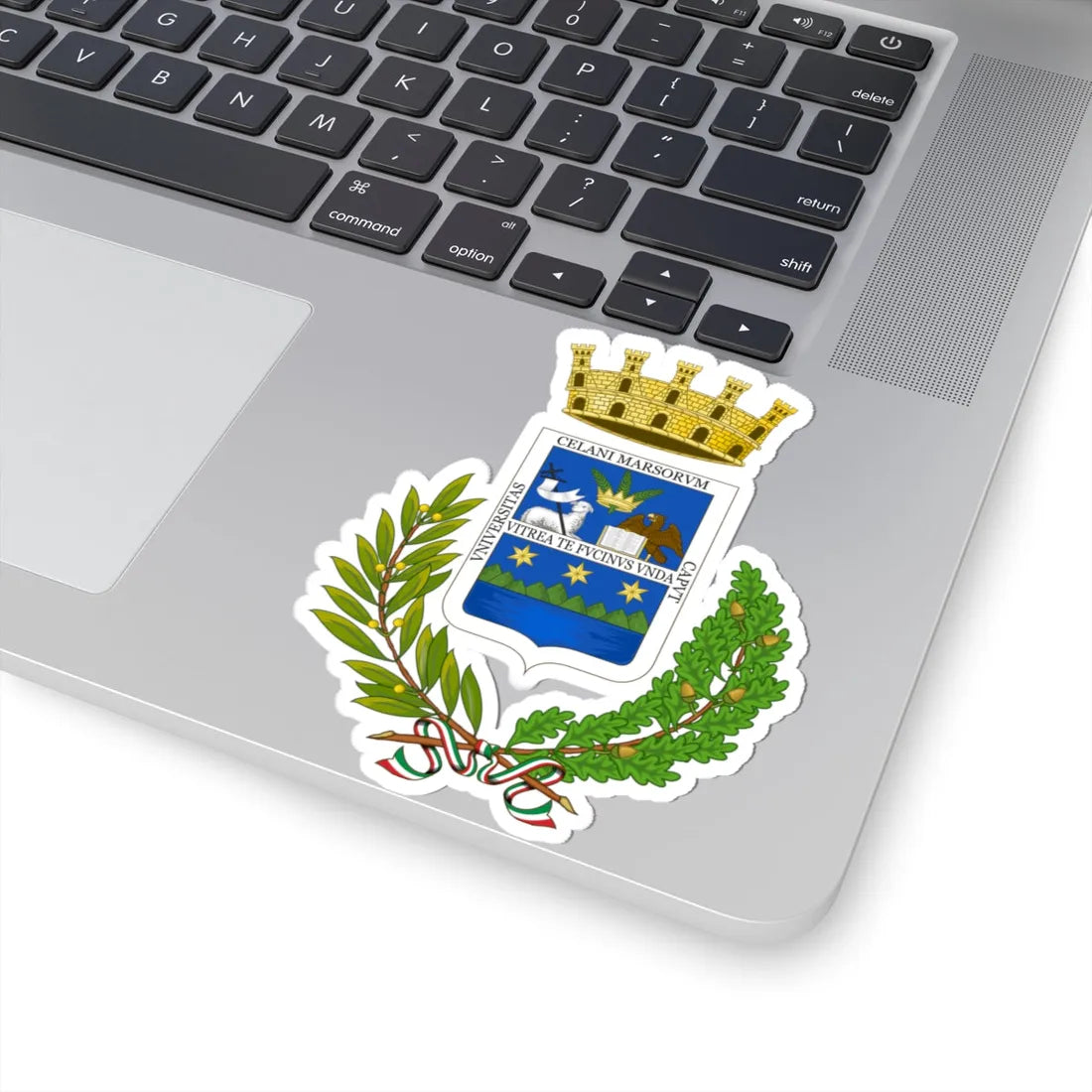 Celano-Stemma (Italy) (Coat of Arms) STICKER Vinyl Kiss-Cut Decal - The Sticker Space