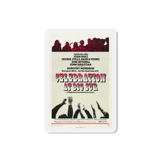 Celebration at Big Sur 1971 Movie Poster Refrigerator Magnet 2 Inch - The Sticker Space